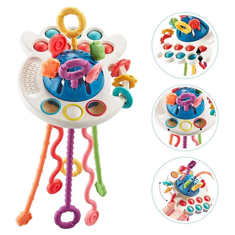 Montessori Silicone Pulling Toy