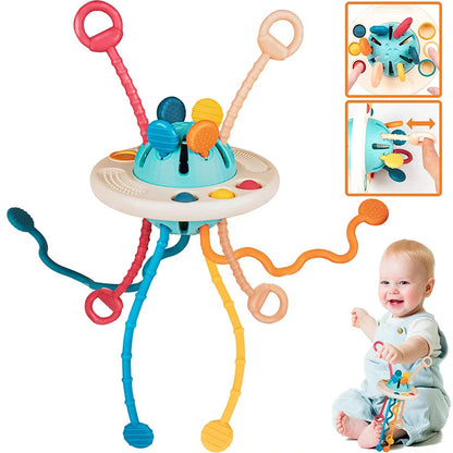 Montessori Silicone Pulling Toy